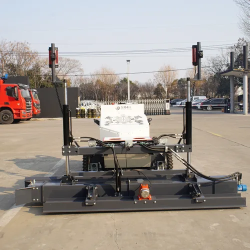 Jiubang Heavy Industry Laser Concrete Paving Screed, 22.8KW, 2500mm Vibrating Plate