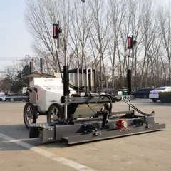 Jiubang Heavy Industry Laser Concrete Paving Screed, 22.8KW, 2500mm Vibrating Plate