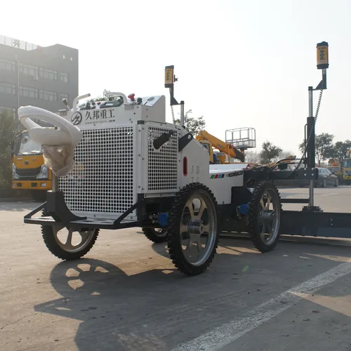 Jiubang Heavy Industry Laser Concrete Paving Screed, 22.8KW, 2500mm Vibrating Plate