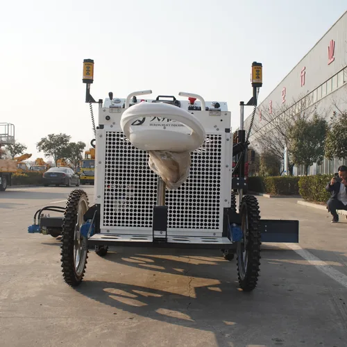 Jiubang Heavy Industry Laser Concrete Paving Screed, 22.8KW, 2500mm Vibrating Plate