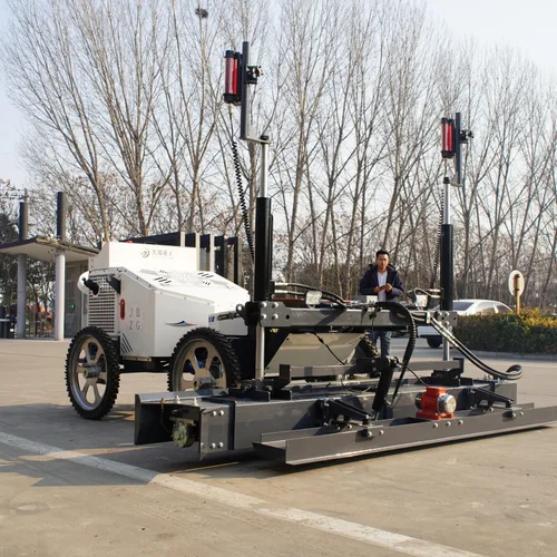 Jiubang Heavy Industry Laser Concrete Paving Screed, 22.8KW, 2500mm Vibrating Plate