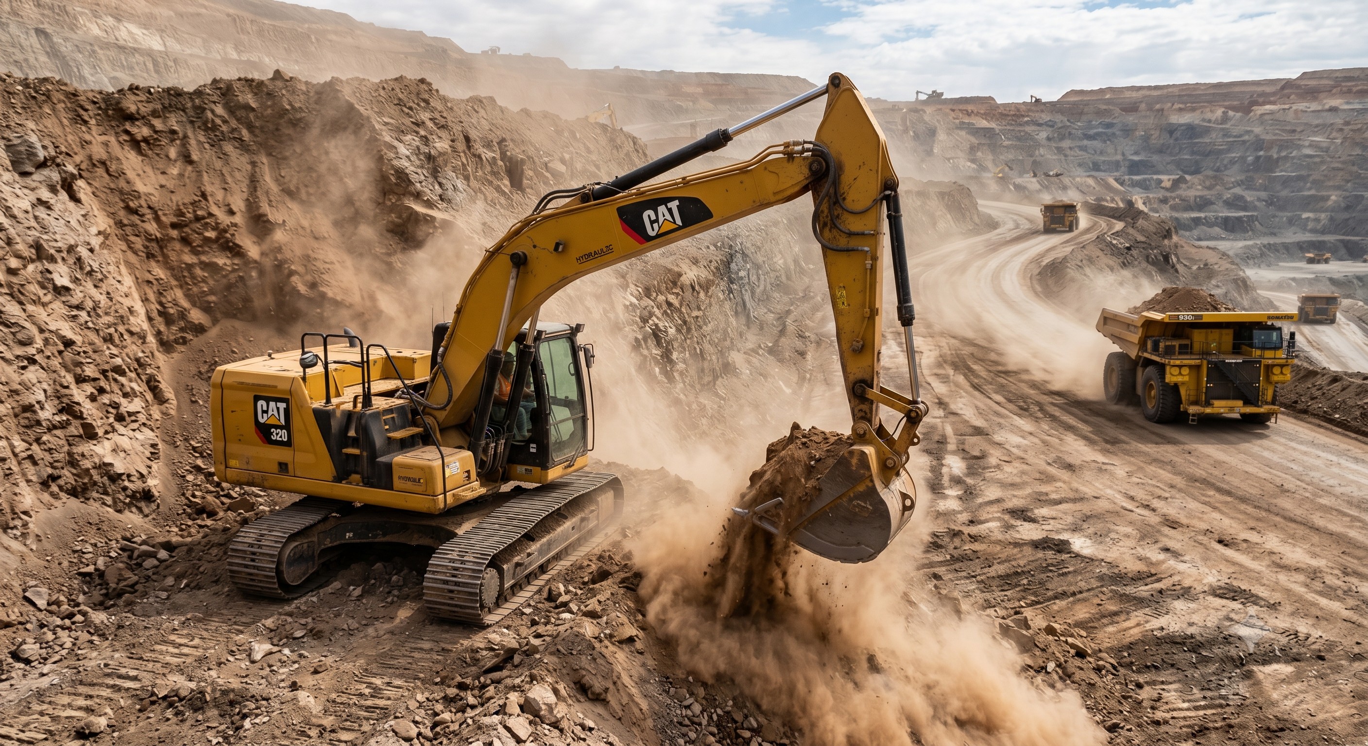 20 Ton Tracked Digger for Sale | Heavy Duty Crawler Excavator | Global Exporter