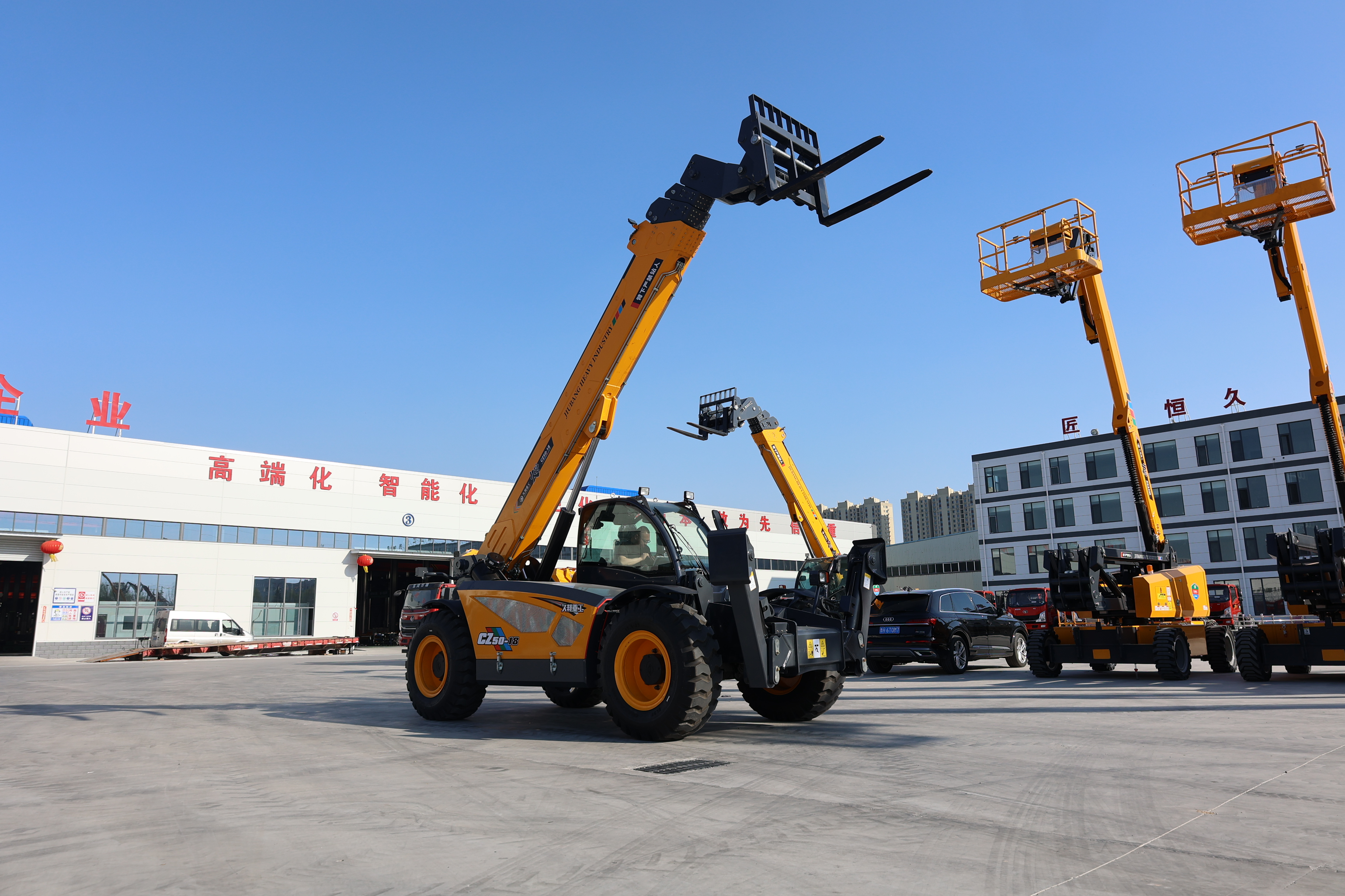 CZ50‑18 Telescopic Handler – 5000kg Load | 17.4m Lift Height | 13.3m Reach | 34km/h