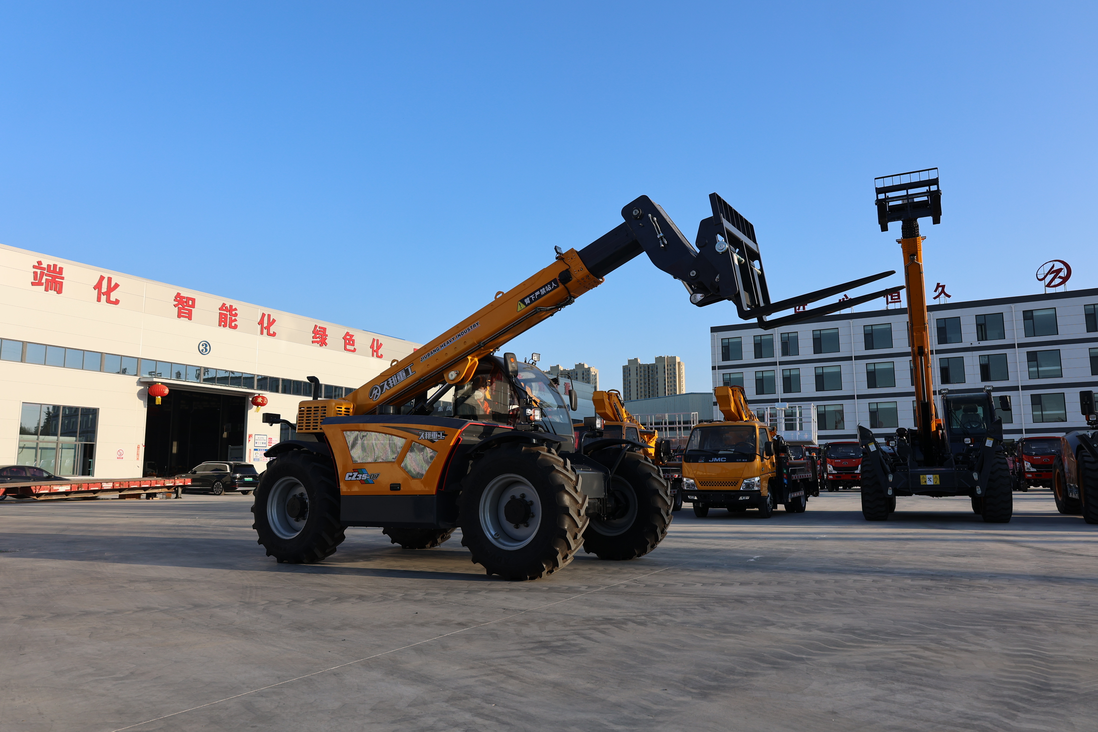 Telescopic Handler – 3500kg Load | 7.05m Lift Height | 31.5km/h | 3 Steering Modes