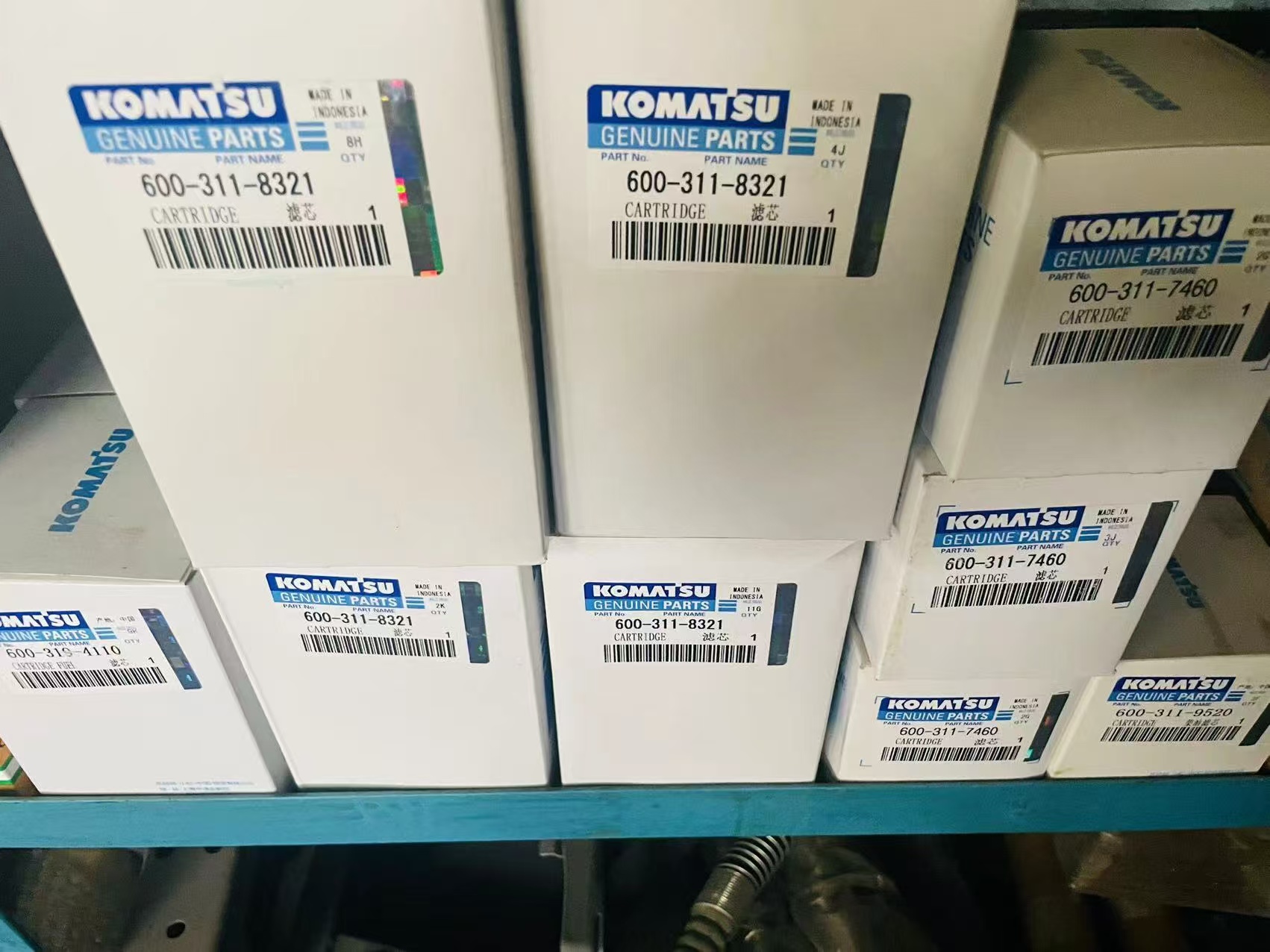 Genuine Komatsu Fuel Filter 600-319-3750 Original Diesel Filter for Komatsu Construction Machinery Spare Parts