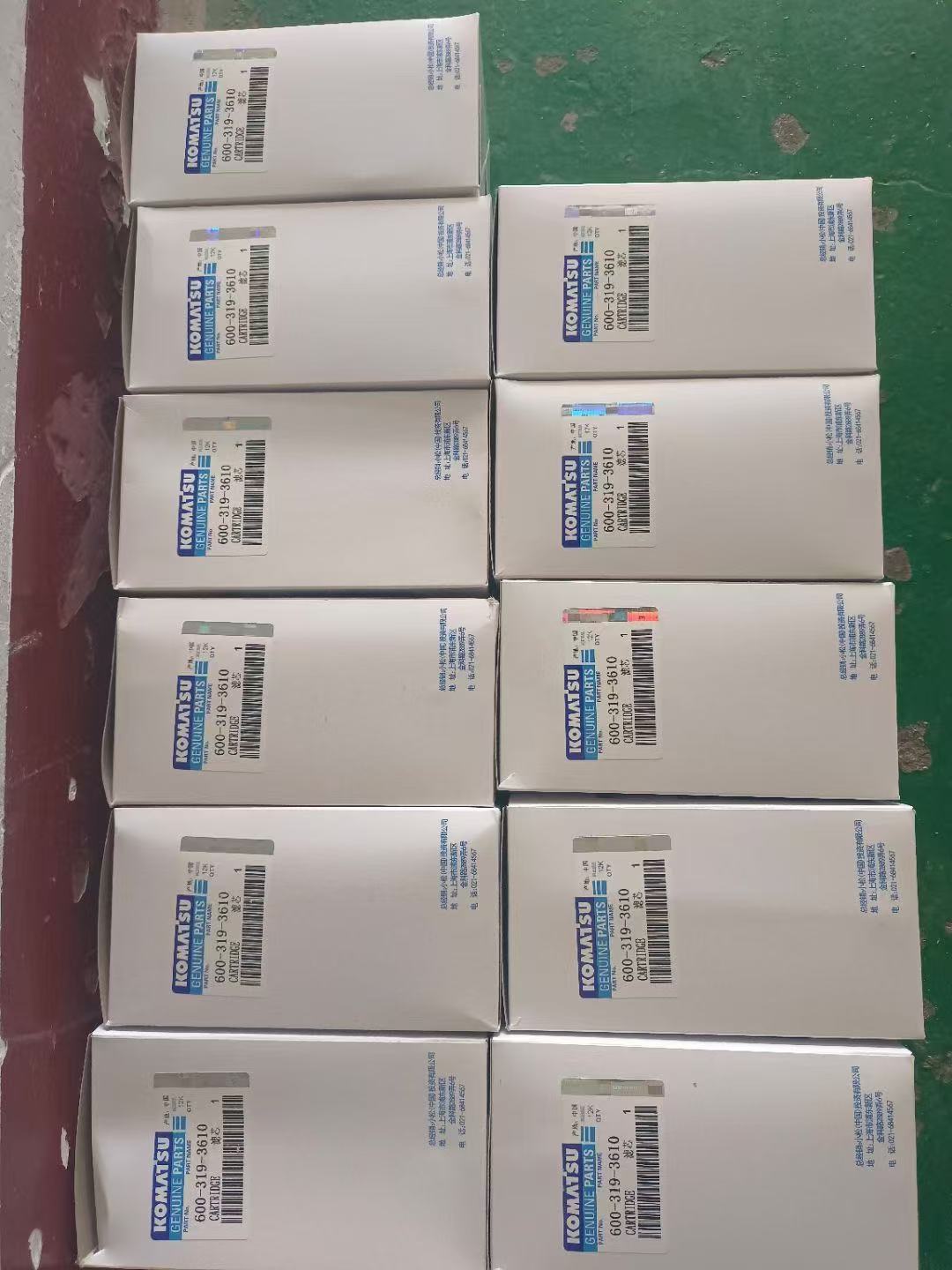 Genuine Komatsu Fuel Filter 600-319-3750 Original Diesel Filter for Komatsu Construction Machinery Spare Parts