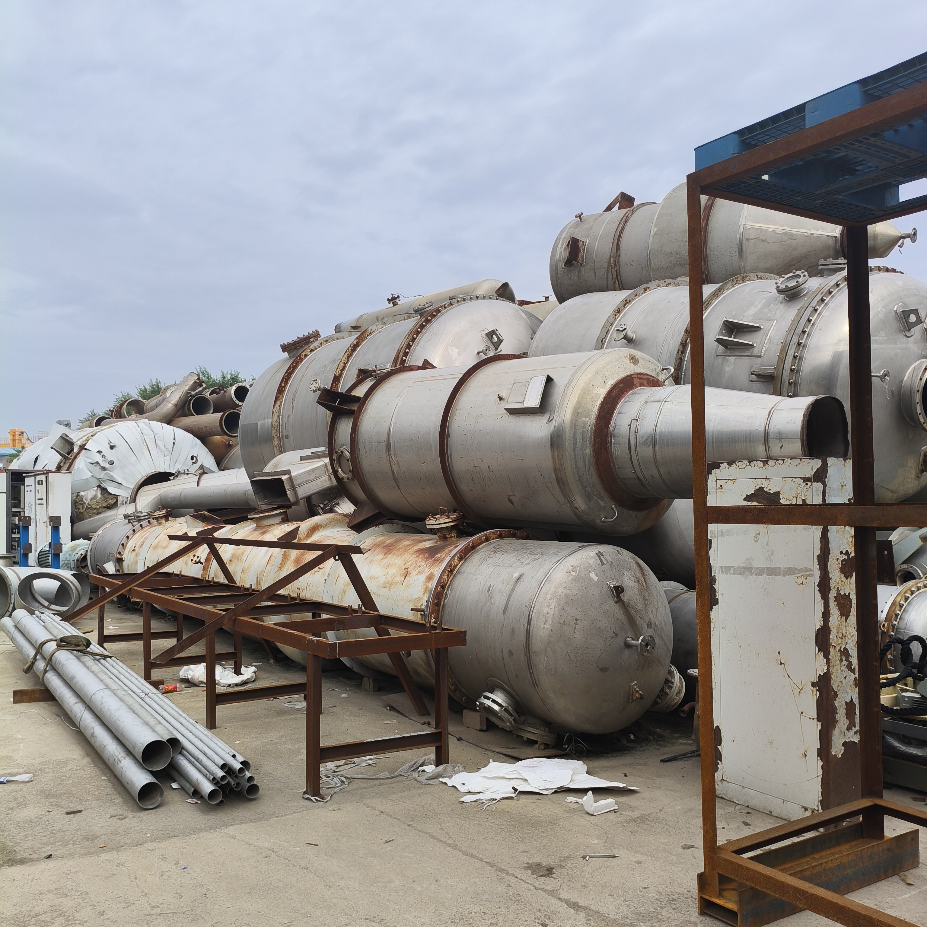 Triple-effect/Multi-effect Forced Circulation Evaporation System, For Chemical Wastewater & Brine Salt Extraction