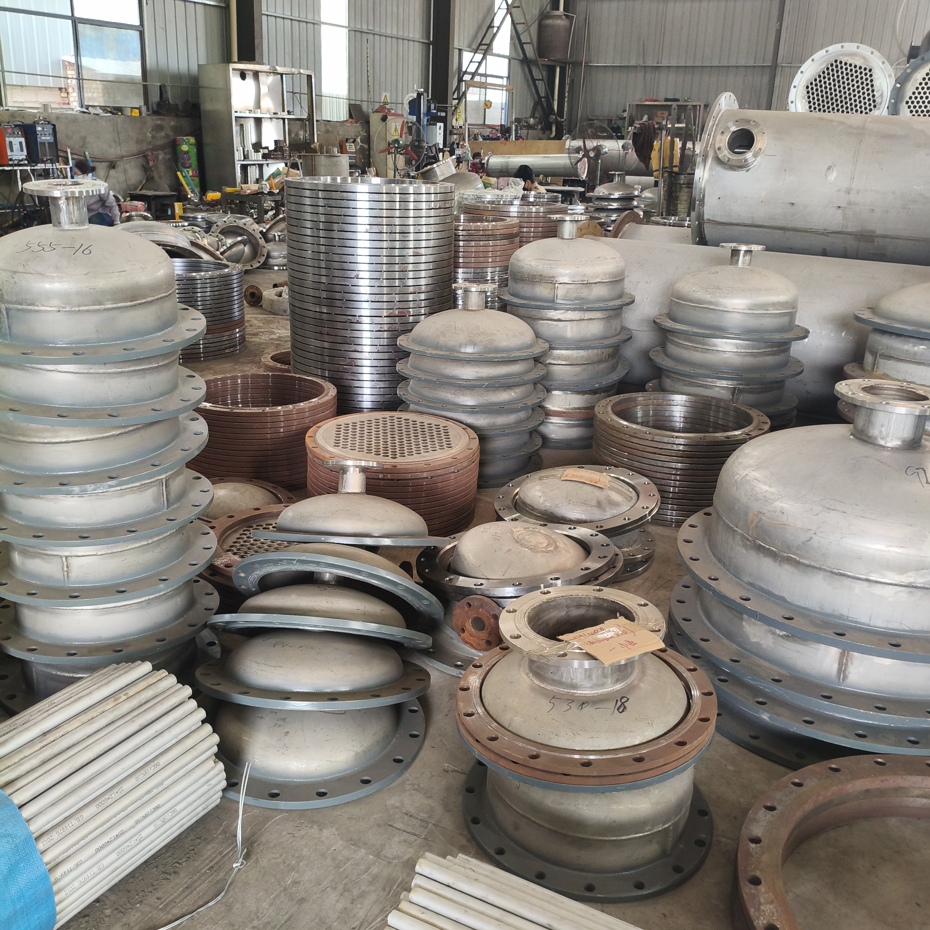 Custom Shell-and-tube Condenser, Industrial Heat Exchange Equipment, For Chemical/Environmental/Refrigeration