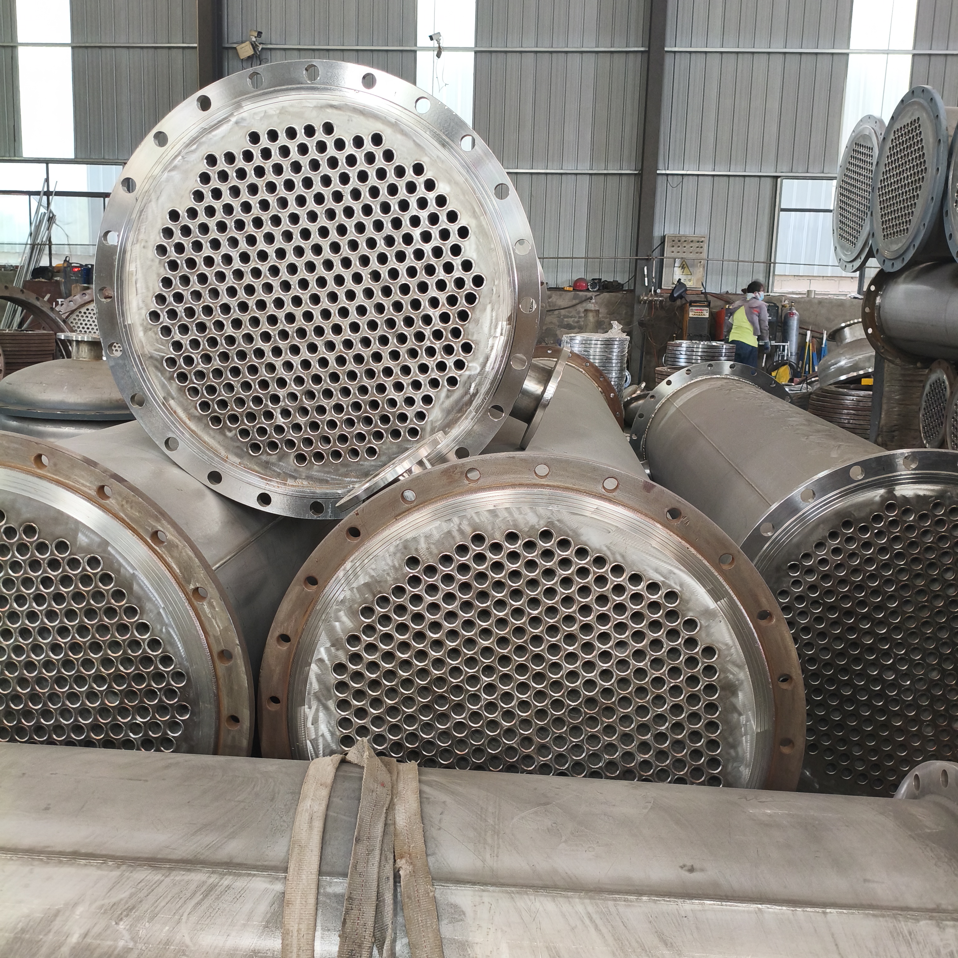 Custom Shell-and-tube Condenser, Industrial Heat Exchange Equipment, For Chemical/Environmental/Refrigeration