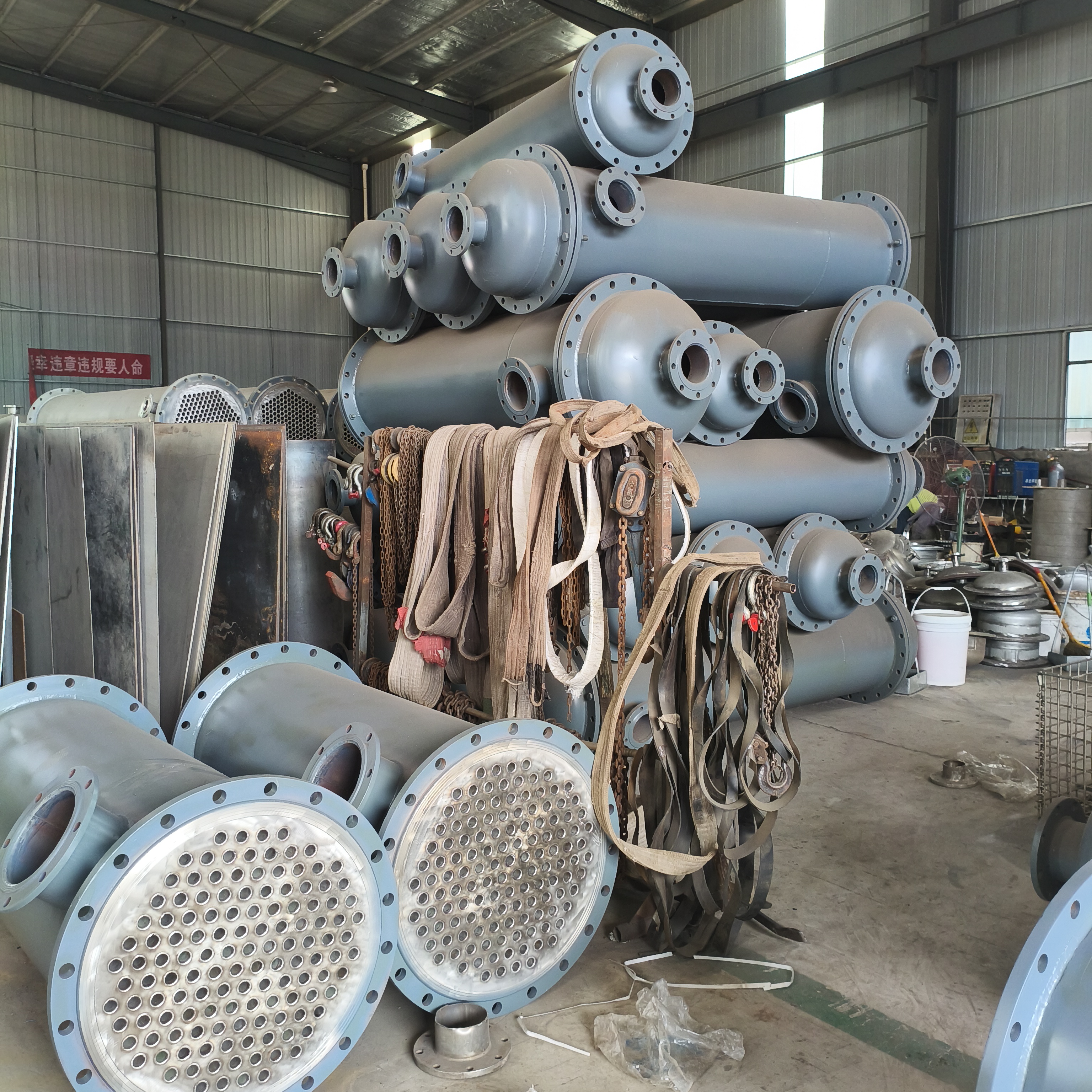 Custom Shell-and-tube Condenser, Industrial Heat Exchange Equipment, For Chemical/Environmental/Refrigeration