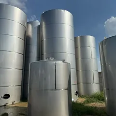 Stainless Steel Storage Tank, Vertical/Horizontal Custom, Food-grade Chemical Liquid Mixing & Reaction Tank