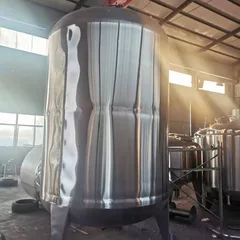 Stainless Steel Storage Tank, Vertical/Horizontal Custom, Food-grade Chemical Liquid Mixing & Reaction Tank