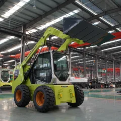 【2-Speed + High Dump】B800 Skid Steer Loader – Yanmar 61.3kW Engine | 11.6/23.1km/h Two-Speed | 2569mm Dump Height | High Breakout Force
