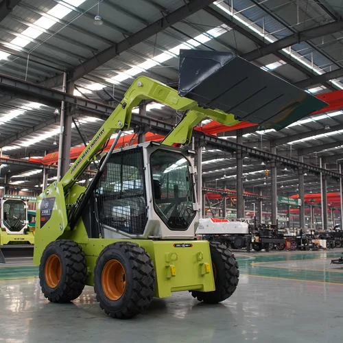 【2-Speed + High Dump】B800 Skid Steer Loader – Yanmar 61.3kW Engine | 11.6/23.1km/h Two-Speed | 2569mm Dump Height | High Breakout Force