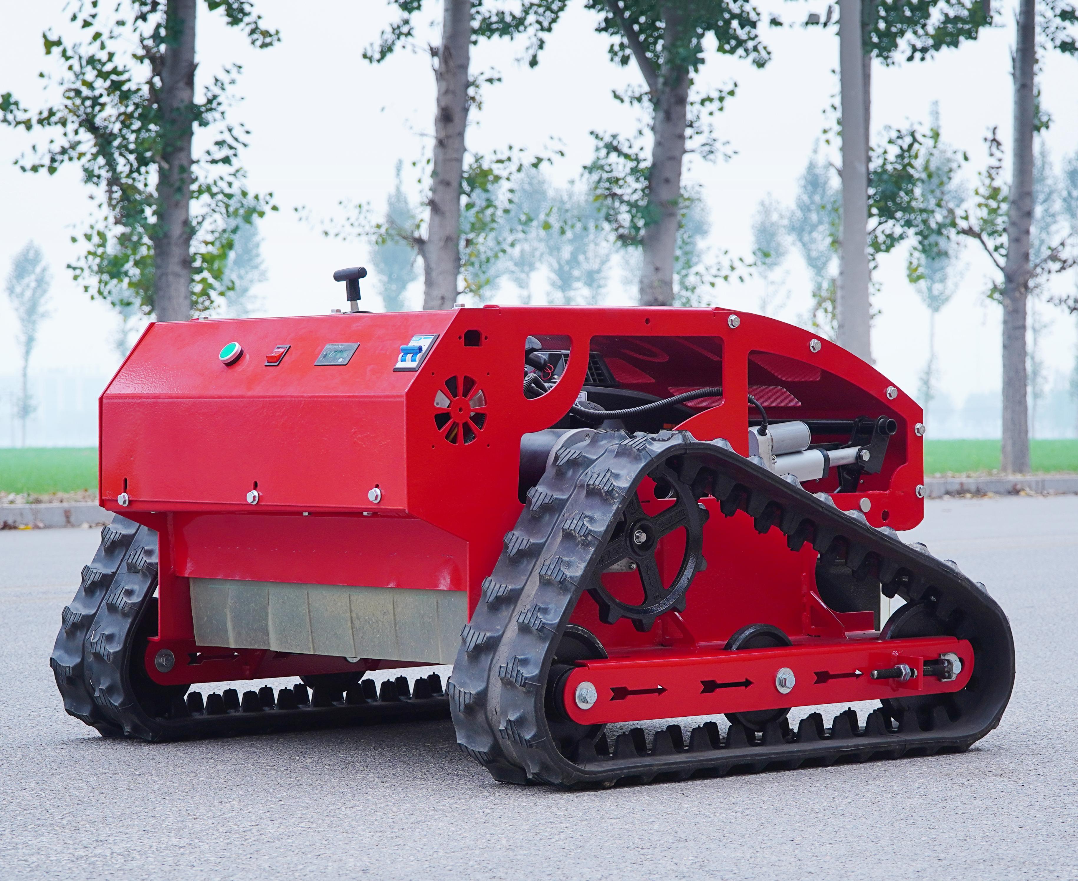 Free Shipping High Quality Heavy Duty Remote Controlled Powered Lawn Mower for Agriculture and Forestry Weeding Crawler Mower
