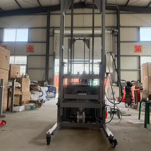 Carbon Steel Vertical Hydraulic Baler 1.5KW Motor Small Garbage Compression Baler