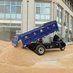 重型电动三轮车倾卸车