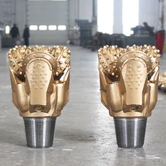 9 7/8 IADC 537 Oil Rig Drill Head oil Well Tricone Bit 6 1/2" Forged Tungsten CarbideTricone TCI Roller Bit for Well Drilling