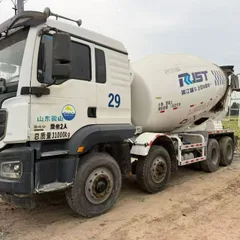 2021 Shaanxi Delong M3000S Ruijiang 7.36m³ Concrete Mixer Truck National VI 4 Axles Used Cement Mixer Transport Truck