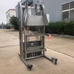 Carbon Steel Vertical Hydraulic Baler 1.5KW Motor Small Garbage Compression Baler