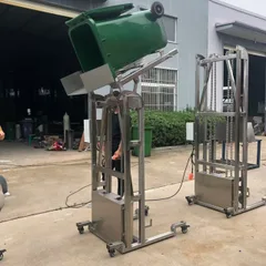 Carbon Steel Vertical Hydraulic Baler 1.5KW Motor Small Garbage Compression Baler