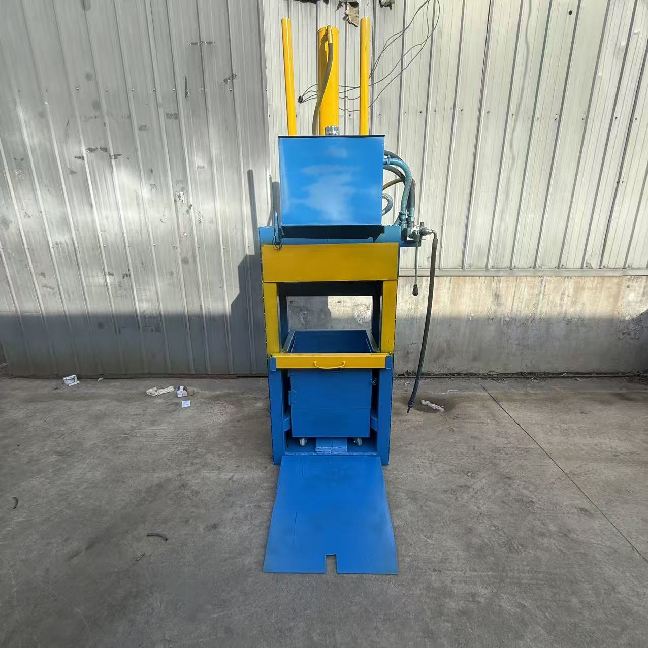 Marine 10Ton Hydraulic Baler, Ship Garbage Compression Baler, 380V Vertical Hydraulic Press Machine