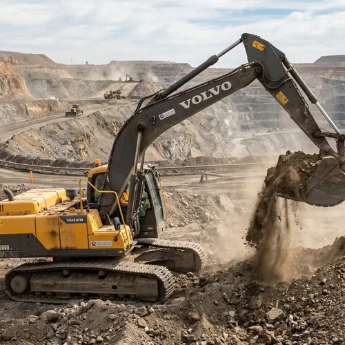 Heavy Duty Diesel Digger | 22 Ton Excavator for Mining & Earthmoving | Global Exporter