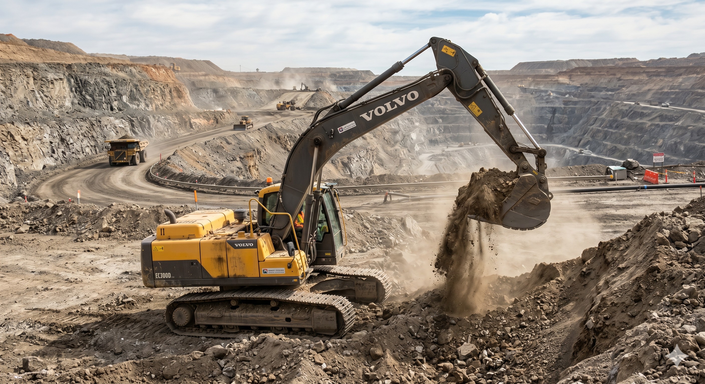 Heavy Duty Diesel Digger | 22 Ton Excavator for Mining & Earthmoving | Global Exporter
