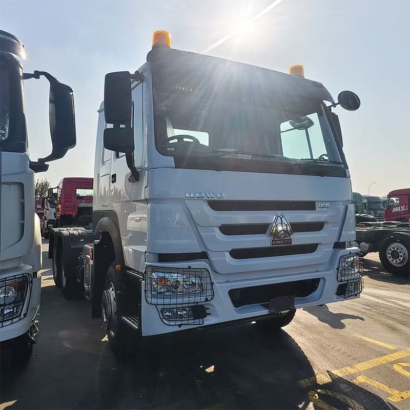 Used Sinotruk Howo 6×4 Tractor Head, 375HP Dual Drive, For Container Transport