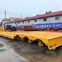 Used 17m Low-Bed Semi-Trailer, Detachable Gooseneck, 12R Tires, 8.5m Platform