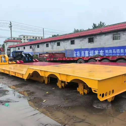 Used 17m Low-Bed Semi-Trailer, Detachable Gooseneck, 12R Tires, 8.5m Platform