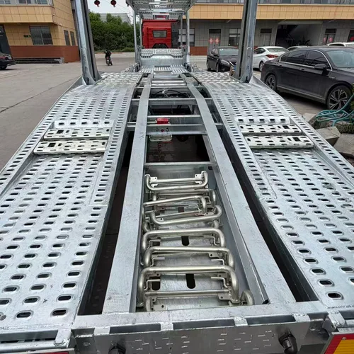 双层汽车运输半挂车，镀锌汽车运输拖车，出口型