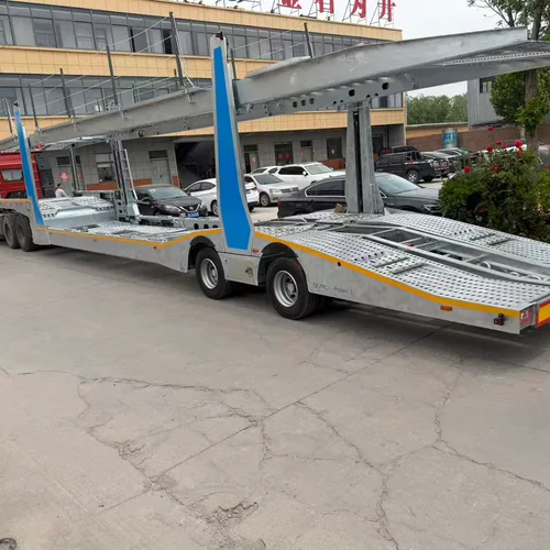 双层汽车运输半挂车，镀锌汽车运输拖车，出口型