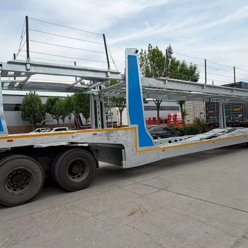 双层汽车运输半挂车，镀锌汽车运输拖车，出口型