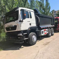 Sinotruk Howo 6×4 Dump Truck, 371/375HP, For Mining/Infrastructure/Port Transportation
