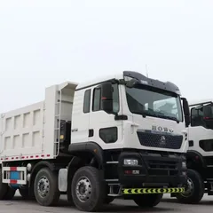 二手中国重汽豪沃TX 371马力 8×4 自卸车，欧II排放标准，10.5米工程用翻斗车