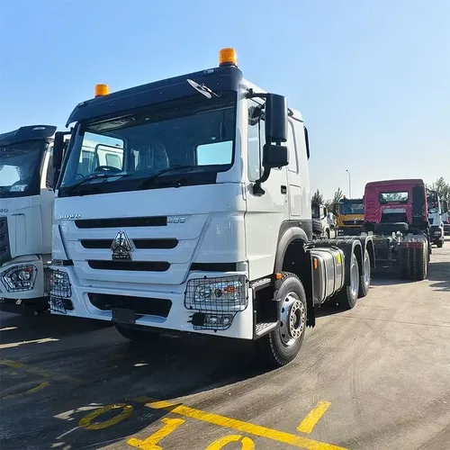 Used Sinotruk Howo 6×4 Tractor Head, 375HP Dual Drive, For Container Transport
