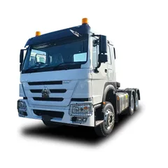Used Sinotruk Howo 6×4 Tractor Head, 375HP Dual Drive, For Container Transport