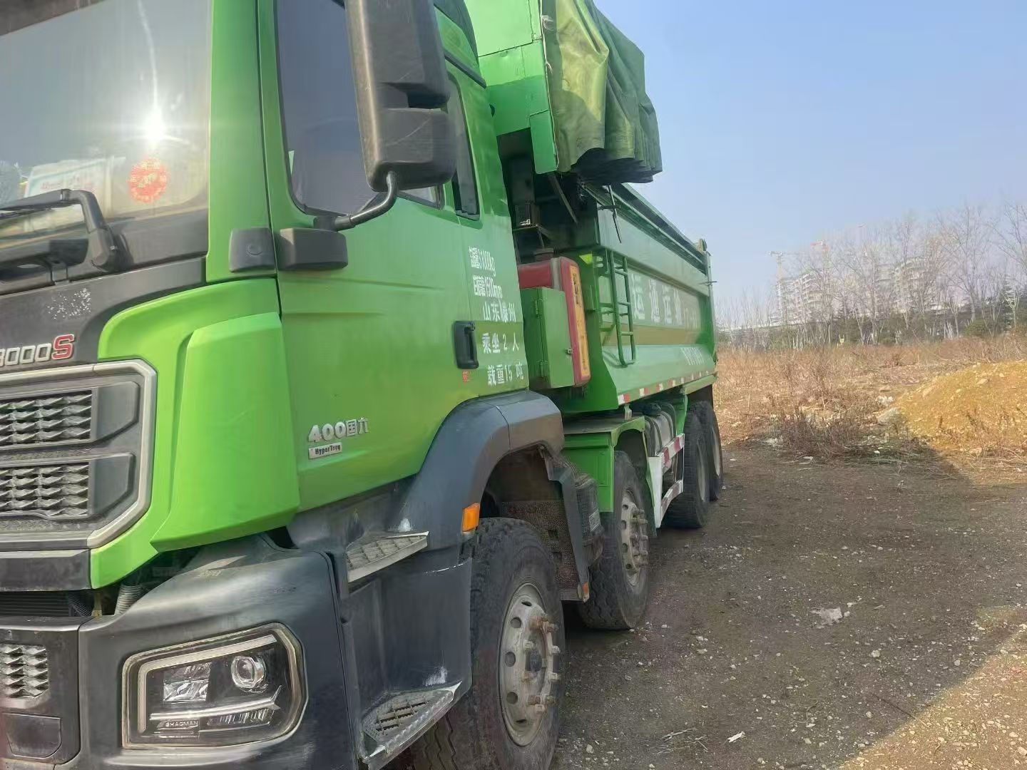 Used SHACMAN Delong M3000S 400HP National VI Dump Truck, 6m Regulatory Version, 60k km, Nationwide Registration