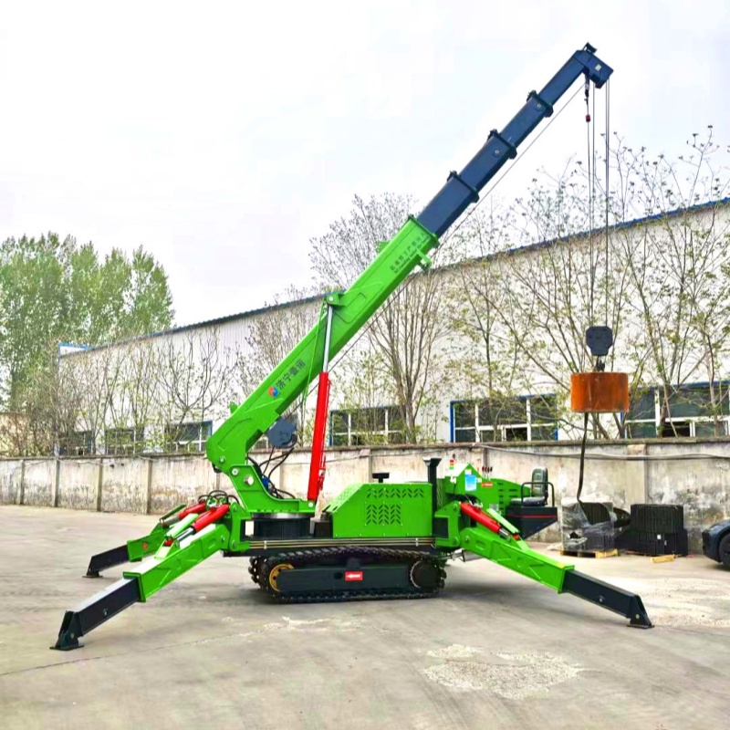 5 Ton Spider Crane, Mini Crawler Crane, For Heavy-Duty Narrow-Space Lifting