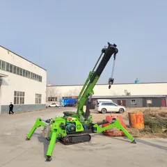 1.2 Ton Spider Crane, Mini Crawler Crane, For Narrow Indoor Lifting Operations