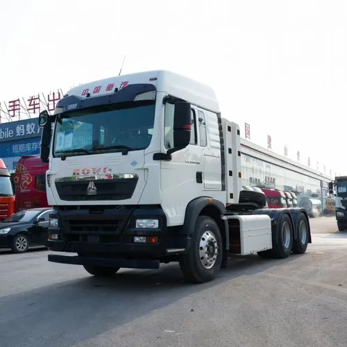 Stock gas tractor, Howo TX7-6X4, China VI emission, CNG cylinder, manual transmission