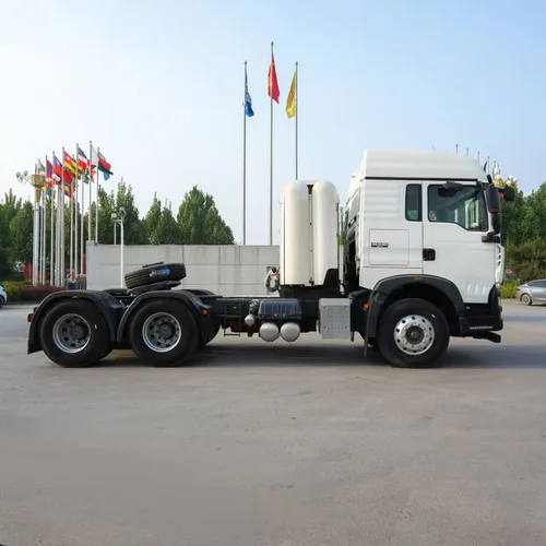Stock gas tractor, Howo TX7-6X4, China VI emission, CNG cylinder, manual transmission