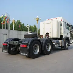 Stock gas tractor, Howo TX7-6X4, China VI emission, CNG cylinder, manual transmission