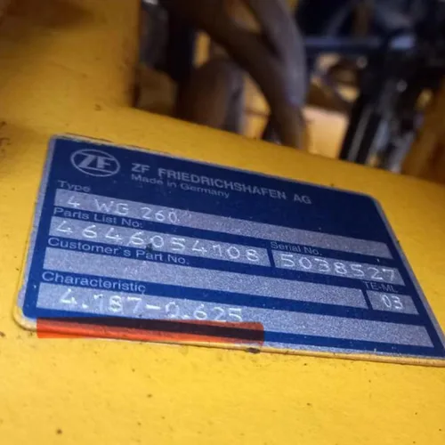 ZF 4WG260 Transmission Assembly Part No.: 4646054108 Wheel Loader Spare Parts