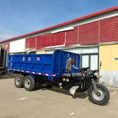 Large-Ton Electric Dump Tricycle, Dual Rear Axle 6-Wheel Drive, 3m Extended Cargo Box