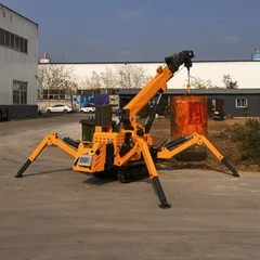 1.2 Ton Spider Crane, Mini Crawler Crane, For Narrow Indoor Lifting Operations