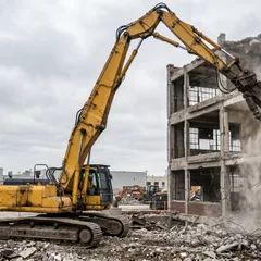 40 Ton Demolition Digger for Export | High Reach Excavator with Tier 3 Engine