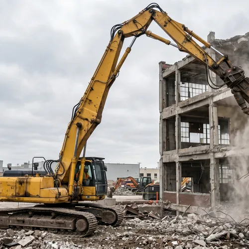 40 Ton Demolition Digger for Export | High Reach Excavator with Tier 3 Engine