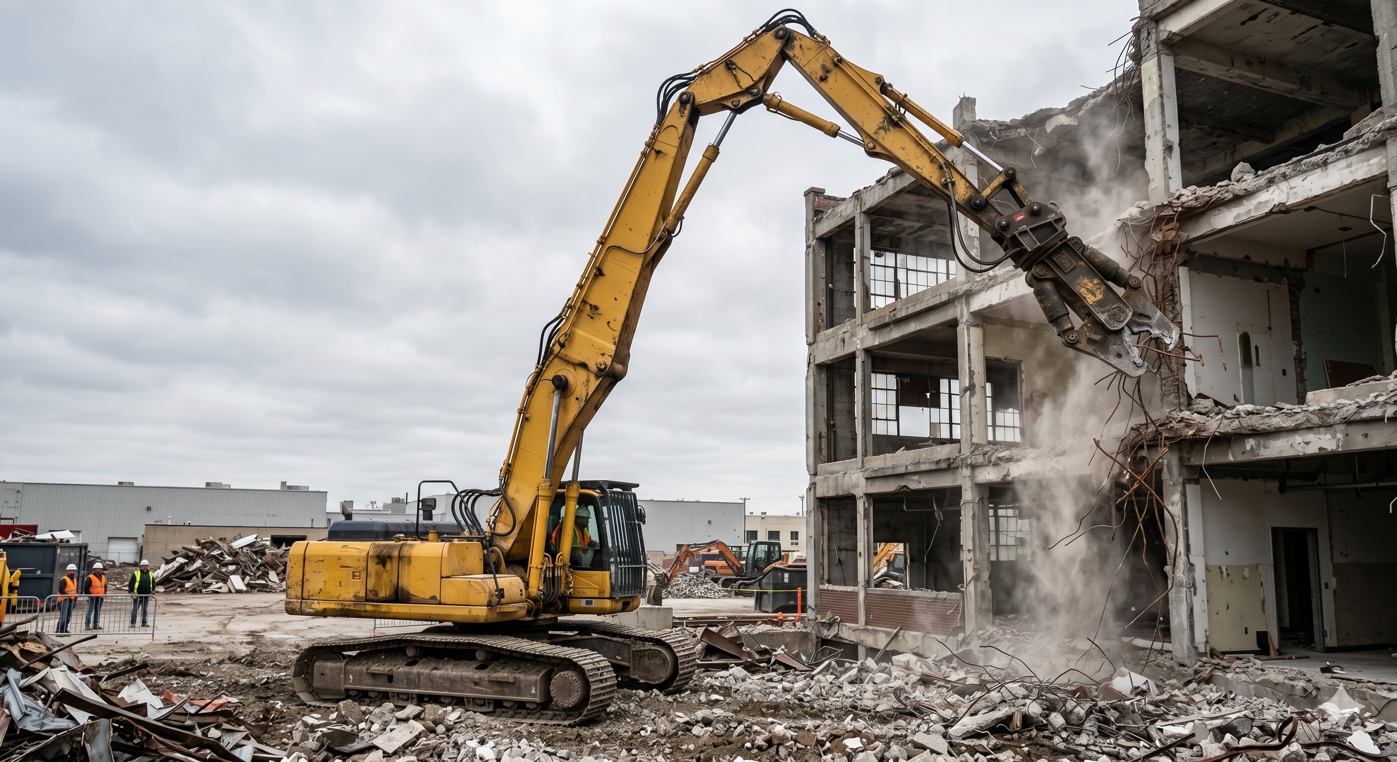 40 Ton Demolition Digger for Export | High Reach Excavator with Tier 3 Engine